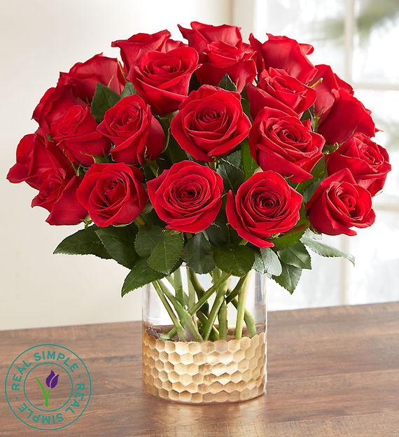 Classic Red Roses by Real Simple&reg;