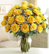 36 Long Stem Yellow Roses