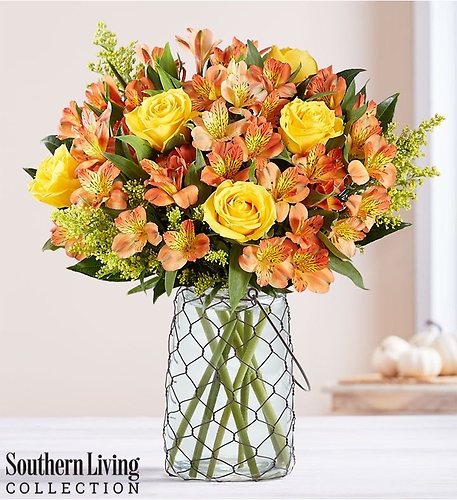 Fall Rose &amp; Peruvian Lily by Southern Living&reg;